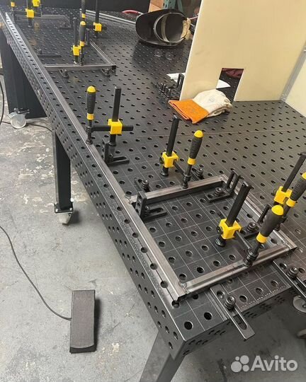 Сварочный 3D стол 1500х3000х100 толщиной 5 мм