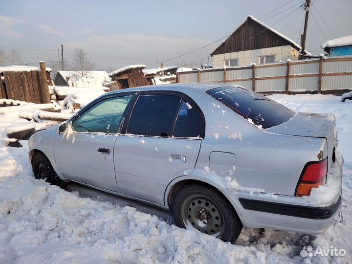 Toyota Tercel 1.3 AT, 1997, битый, 150 000 км