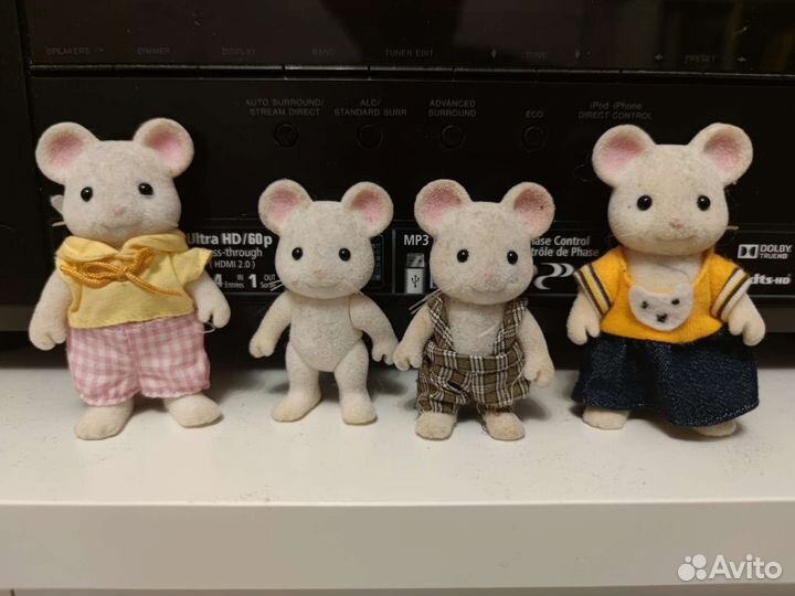Sylvanian Families семья овечек, мышки