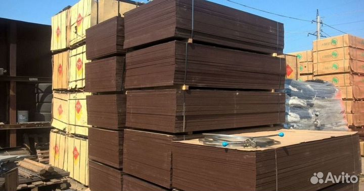 Ламинированная фанера 21х1220х2440 мм опт и розниц