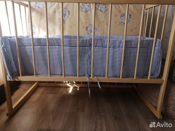 Бортики в детскую кроватку бу