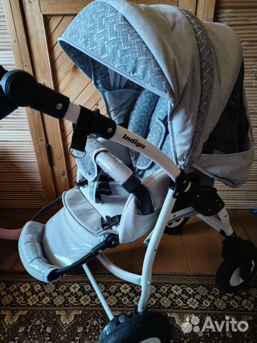 Коляска 2 в 1 Indigo с дугой в подарок