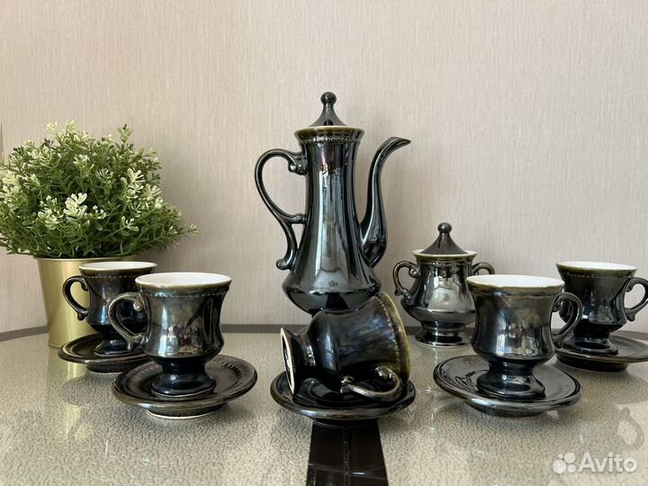 Кофейный сервиз керамика СССР 5 персон
