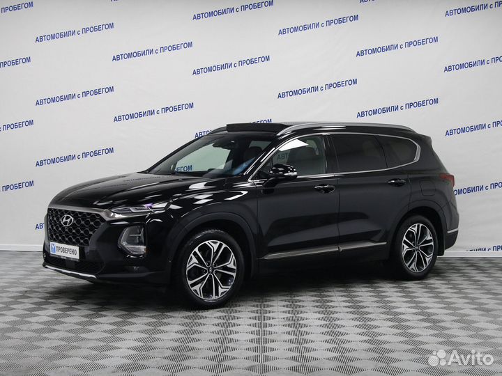Hyundai Santa Fe 2.2 AT, 2019, 92 634 км