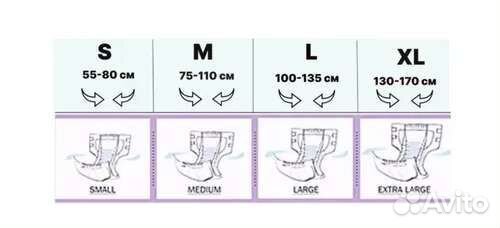 Подгузники для взрослых Seni размер 2 M (6 капель)
