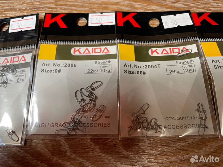 Карабины Kaida арт.К2006 / 2004Т, 4-18 кг