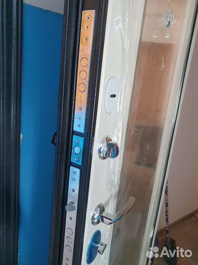 Дверь входная с зеркалом