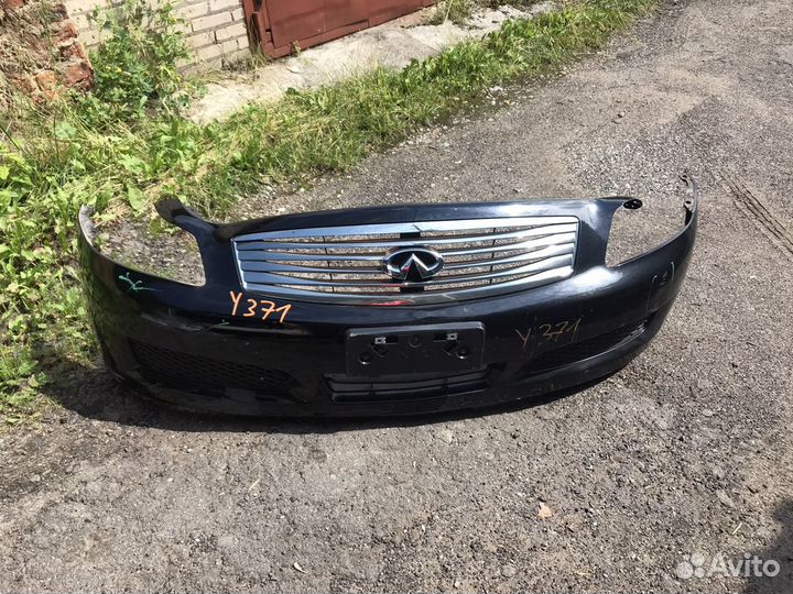 Infiniti g35 v36 бампер передний в сборе