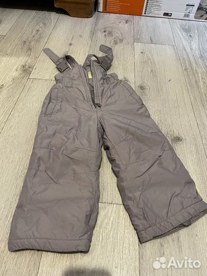 Зимний костюм для девочки 86