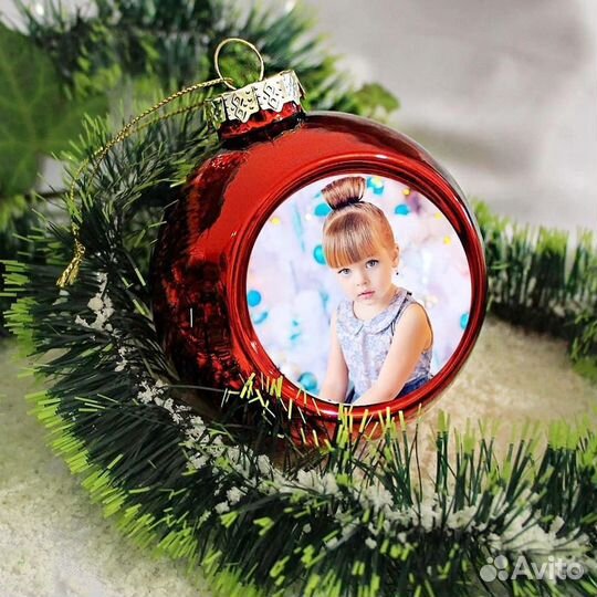 Новогодний шар с фото