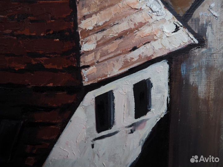 Картина. авторская работа. масло холст 100*100