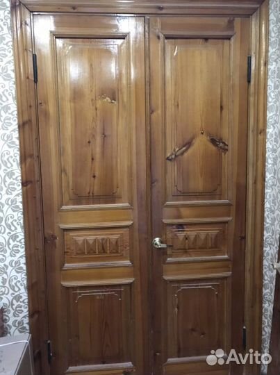 Межкомнатные двери дерево большие бу