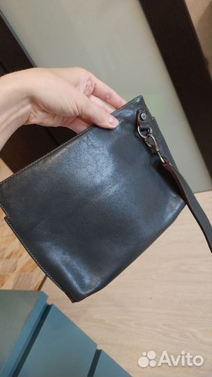 Мужской кожаный клатч