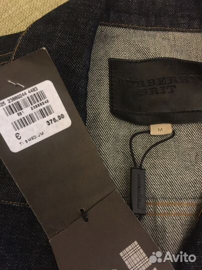 Джинсовый пиджак Burberry brit, Оригинал, Новый