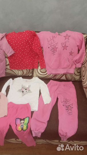 Вещи пакетом для девочки 104 110размер