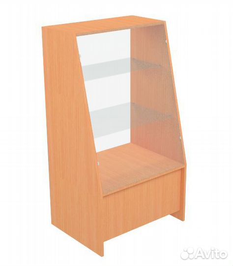 Наклонная стеклянная витрина