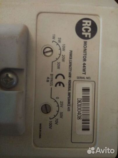 Колонки мониторы RCF 44wt