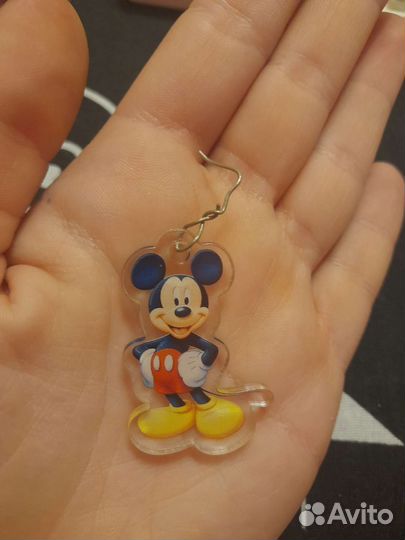 Серёжка диснеевская. Микки Маус