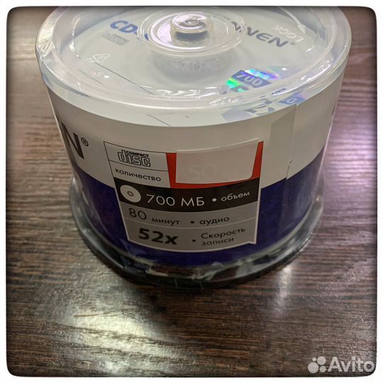 CD и DVD диски чистые