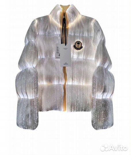 Светящийся пуховик Moncler x Palm Angels