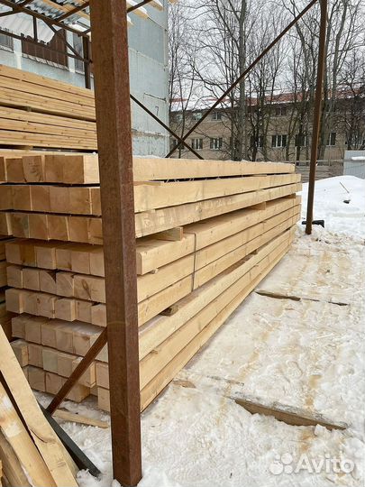 Брус обрезной 150х150х6000мм 1 сорт ГОСТ