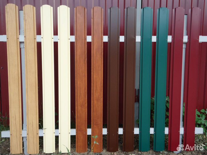 Евроштакетник круглый