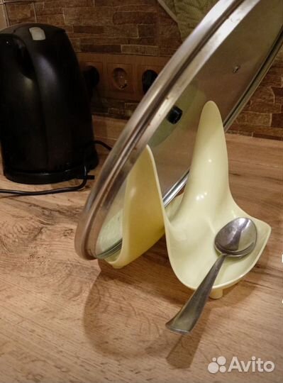 Подставка держатель для крышки и ложки