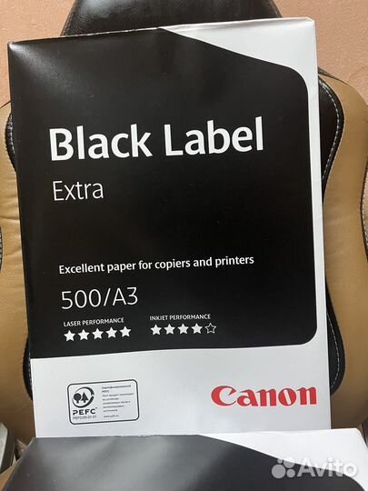 Бумага canon black label extra А3, 80 гр/М², 500 Л