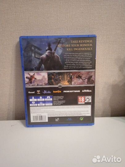 Sekiro shadows die twice ps4 диск б/у