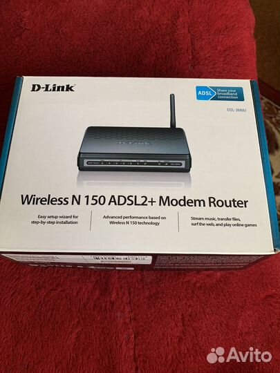 Роутер D-link dsl- 2640 u