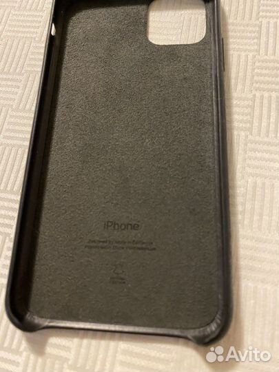 Кожаный оригинальн. Чехол iPhone 11 Pro Max