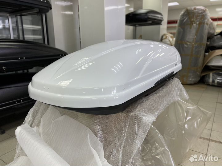 Автобокс Voyage 440л 175см цвет Белый глянец