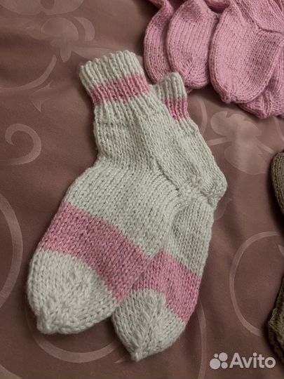 Шерстяные носки