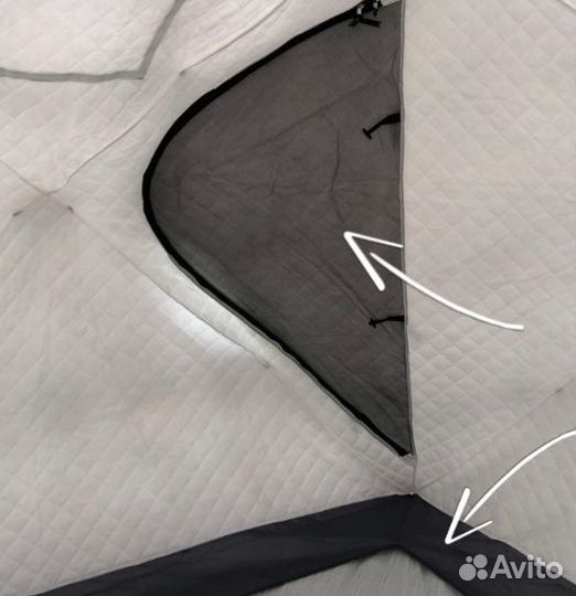 Зимняя палатка 4 слоя 2019 с полом в комплекте