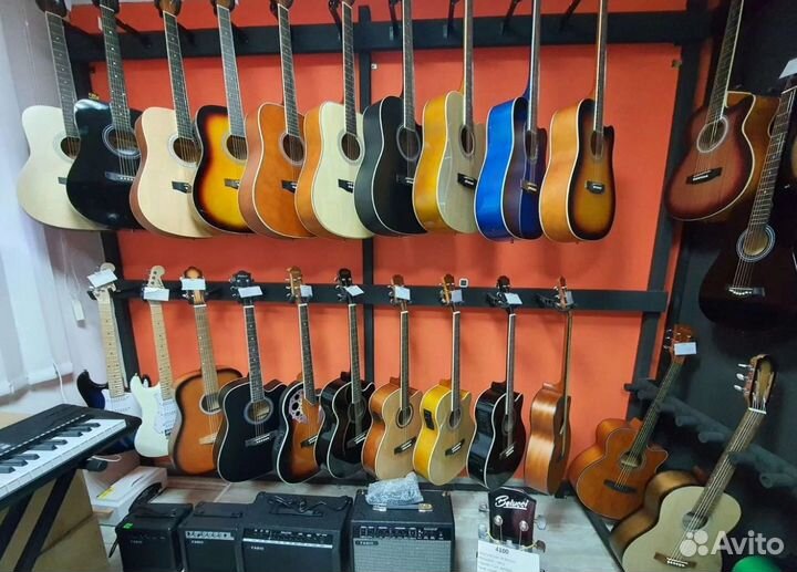 Гитары, укулеле, скрипки и любые аксессуары