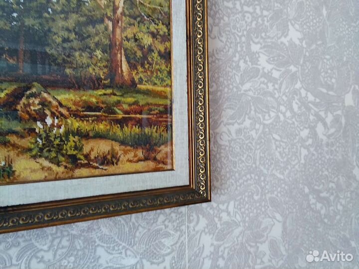 Картина вышитая крестом 