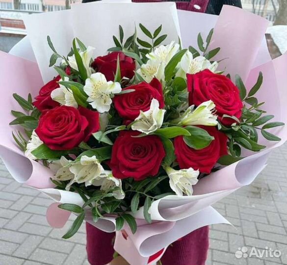 Цветы розы с доставкой 24