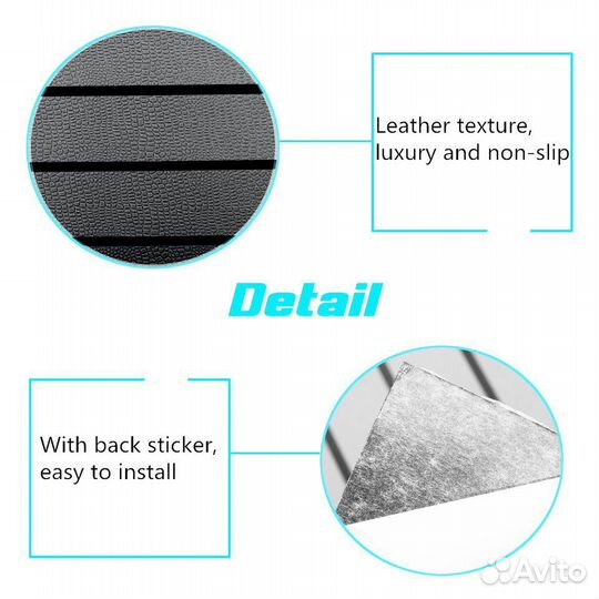 Тик искуственный 2400*900 мм. Палубное покрытие