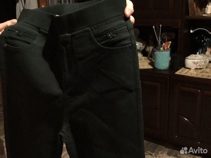 Толстовка, лосины темно зеленые