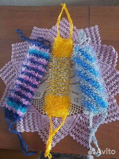 Мочалка ручной работы,отличный подарок