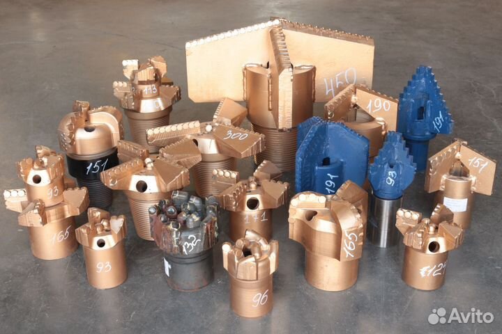 Долото PDC 124-4 мм. для скважин на воду (новое)