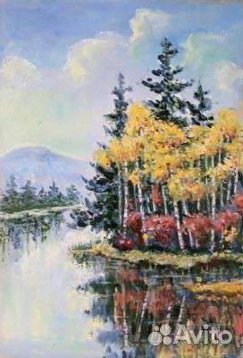 Картина маслом пейзаж