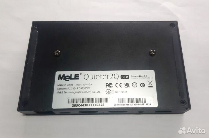 Мини компьютер неттоп MeLE Quieter 2Q J4125 DDR4