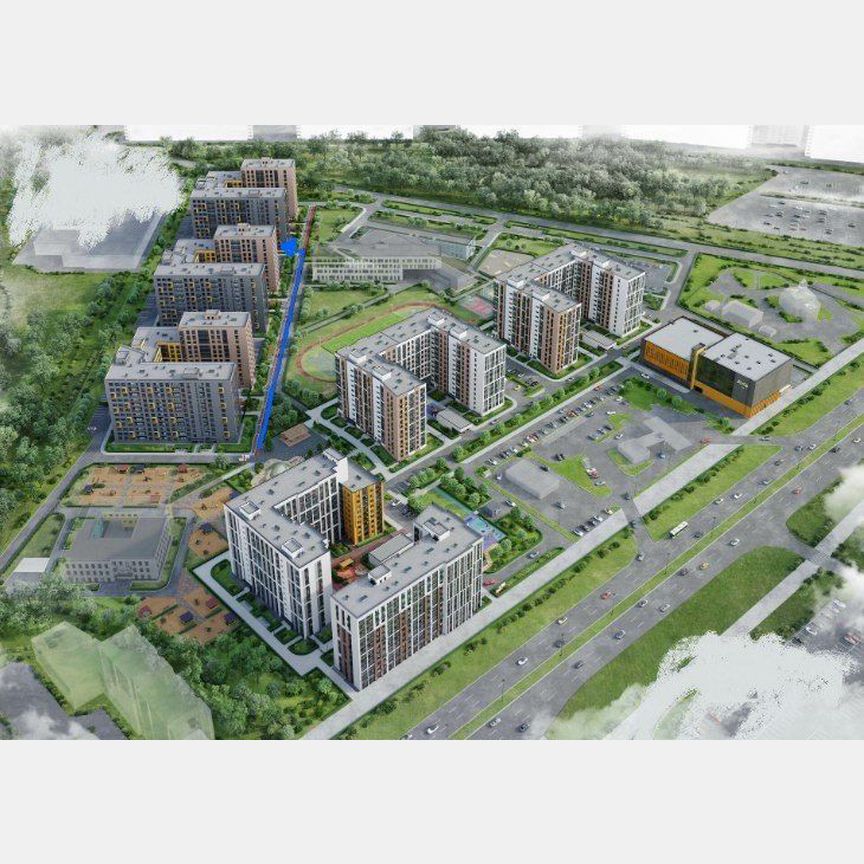 Квартира-студия, 27 м², 2/12 эт.