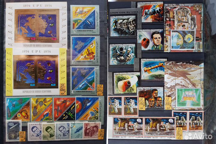 Марки. Космос