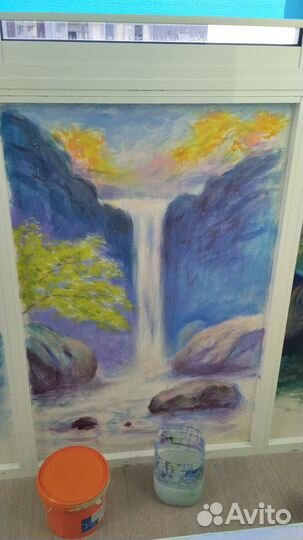 Художник, роспись стен