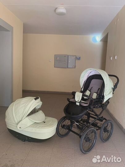 Детская коляска Lotus Эко кожа 2в1