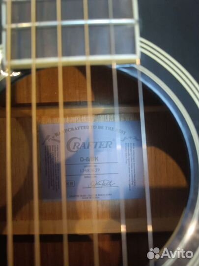 Гитара crafter d 8/bk