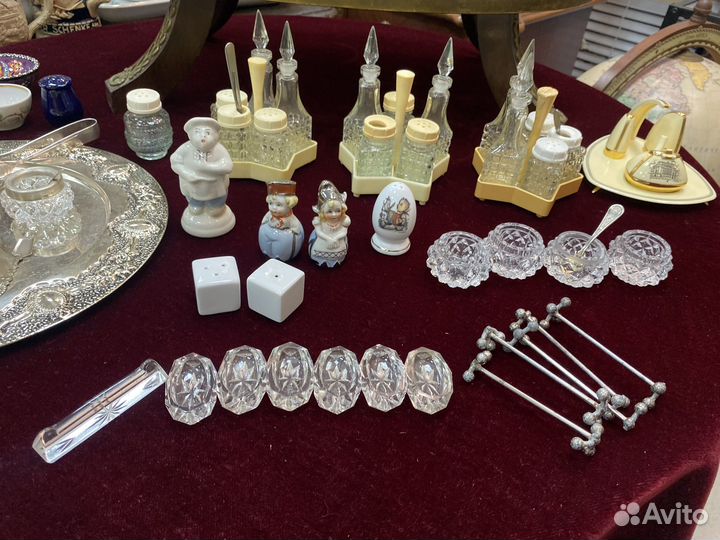 Солонки антик и винтаж коллекция