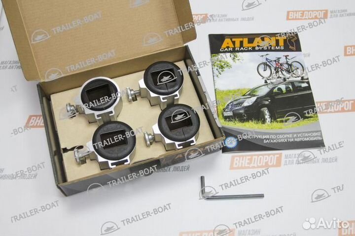 Адаптер багажника для лыж под дугу 20х30